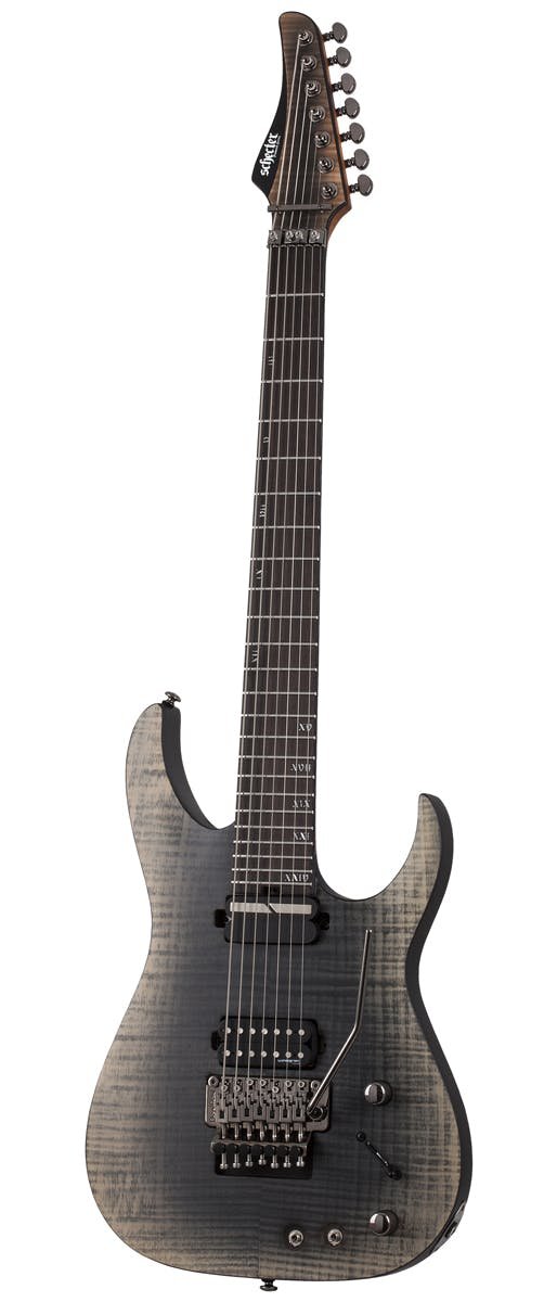 Schecter Banshee Mach-7 FR S In Fallout Burst - Andertons Music Co.